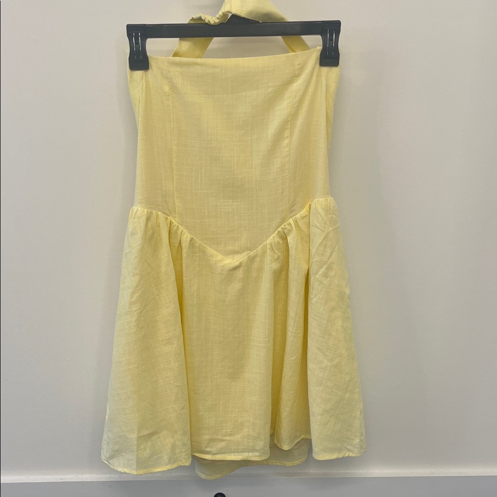 Yellow Mini Dress